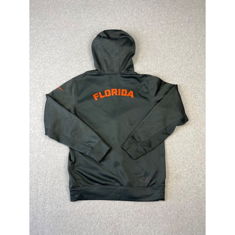 University Of Florida Gators Hoodie Mens S Gray Full Zip Nike Therma Fit